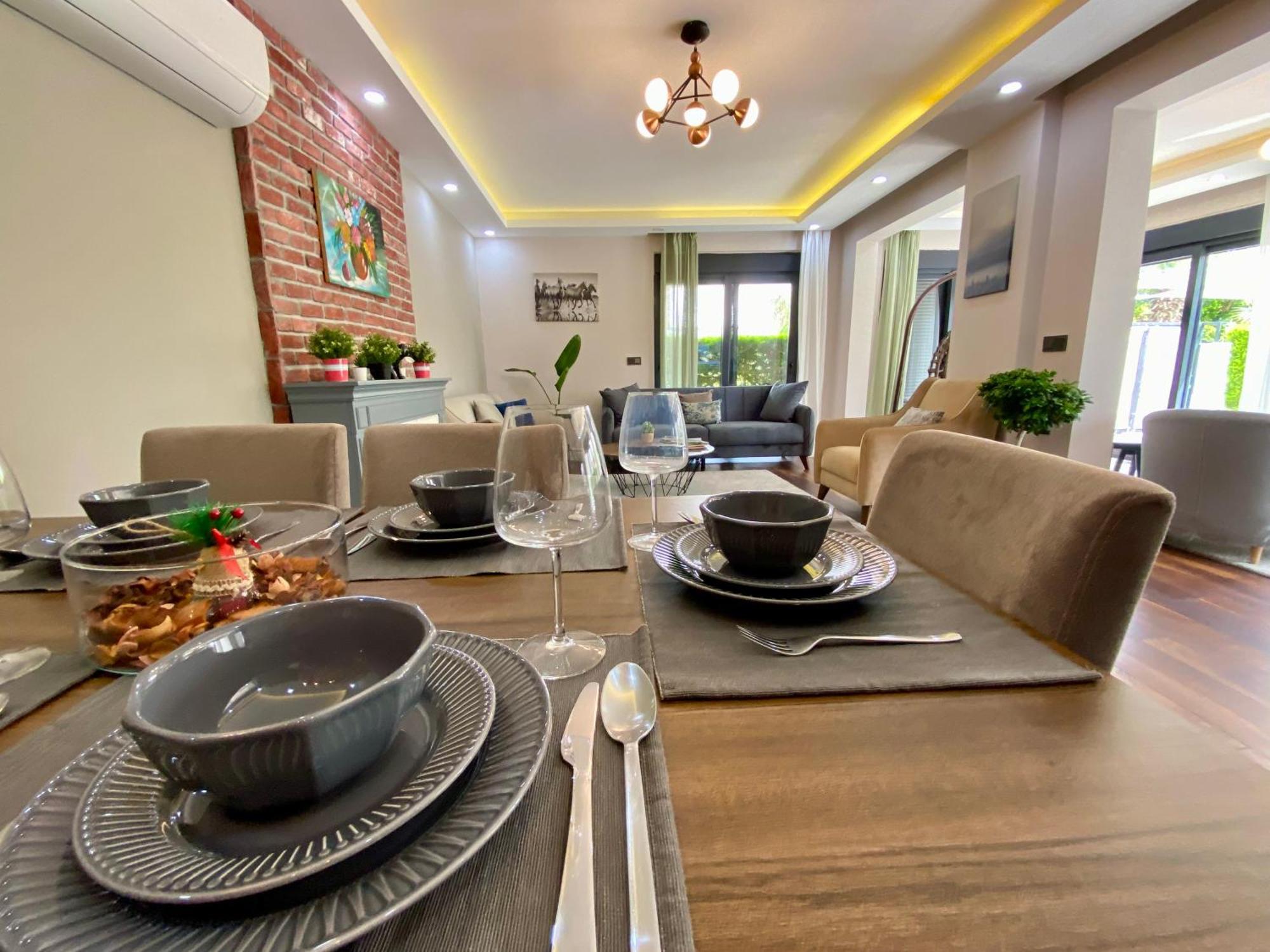 Villa Annabell1 With Swimming Pool And Jacuzzi, 3 Floors Belek Exteriör bild