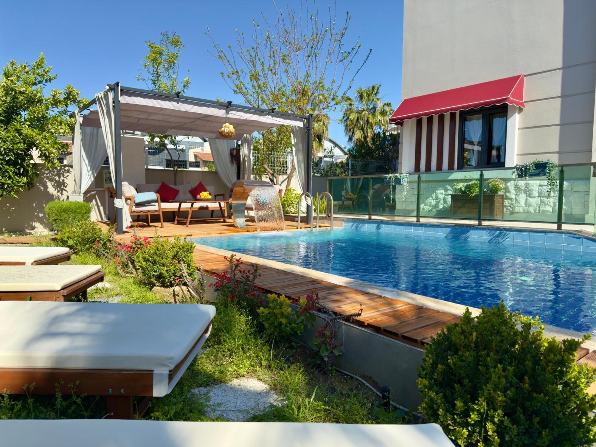 Villa Annabell1 With Swimming Pool And Jacuzzi, 3 Floors Belek Exteriör bild