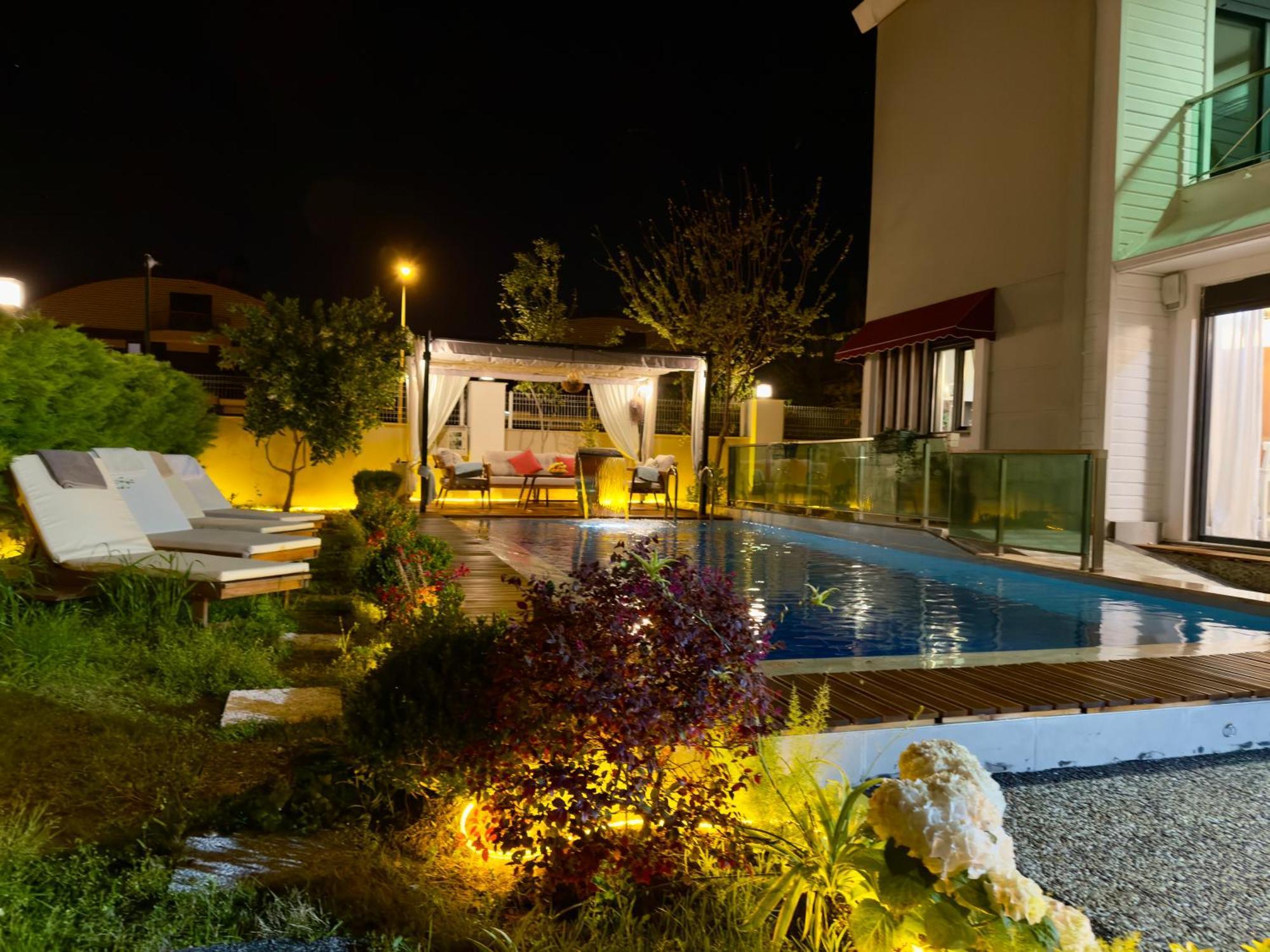 Villa Annabell1 With Swimming Pool And Jacuzzi, 3 Floors Belek Exteriör bild