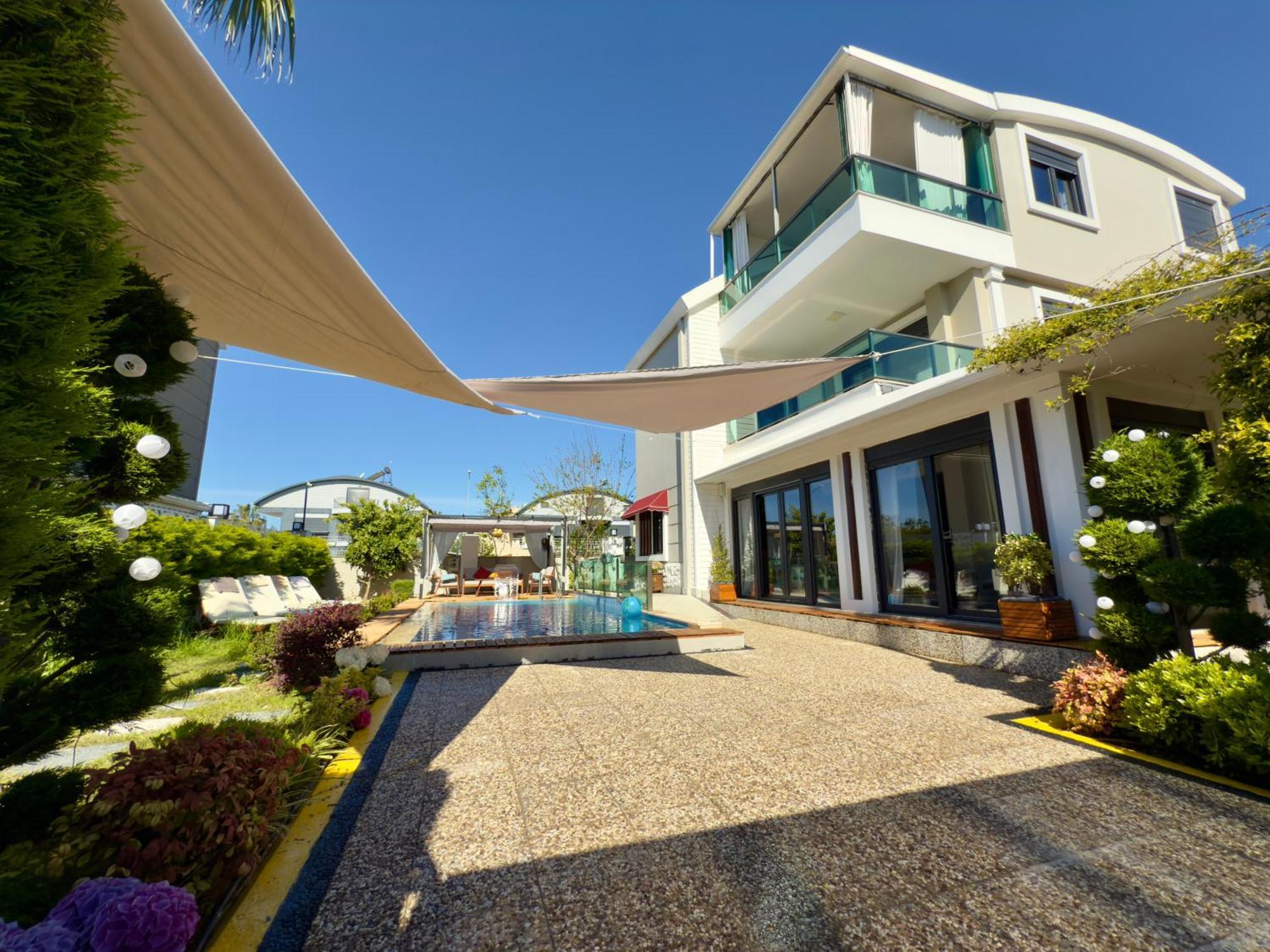 Villa Annabell1 With Swimming Pool And Jacuzzi, 3 Floors Belek Exteriör bild