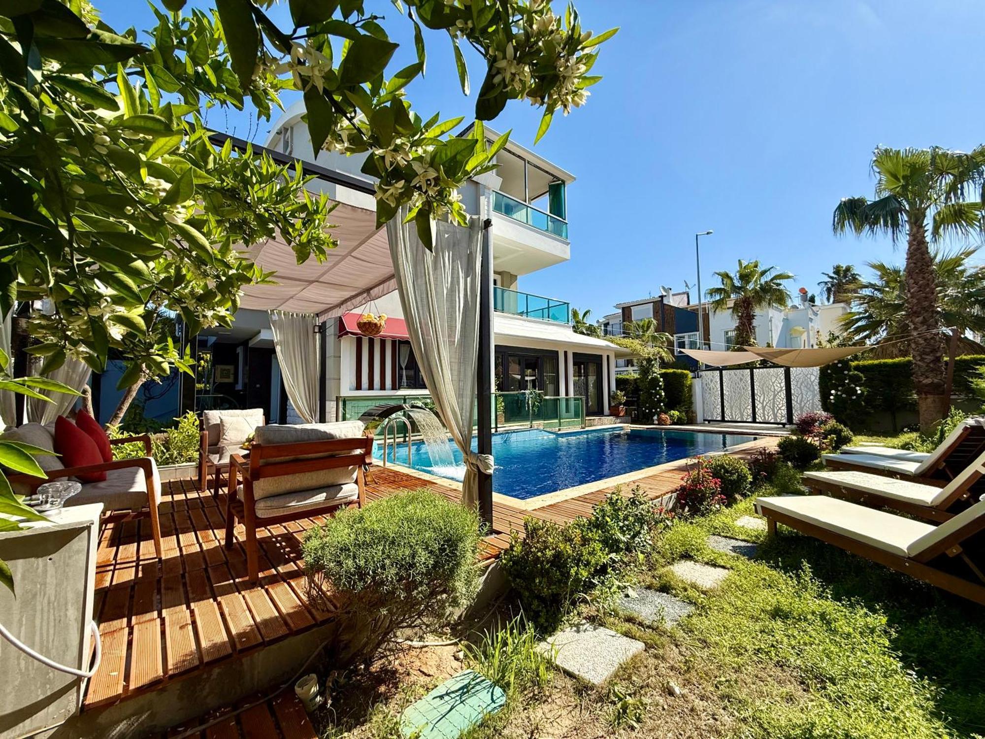 Villa Annabell1 With Swimming Pool And Jacuzzi, 3 Floors Belek Exteriör bild